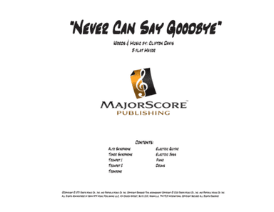 Never Can Say Goodbye (arr. MAJOR SCORE PUBLISHING TM.)