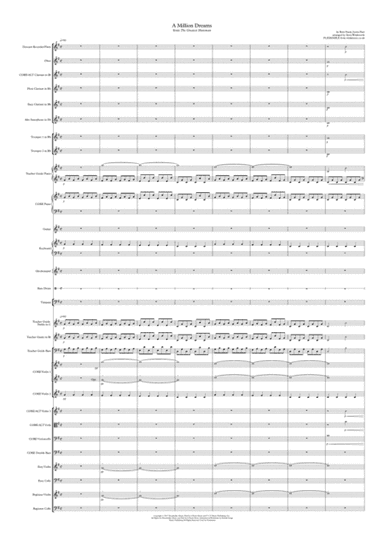 A Million Dreams (arr. Susie Winkworth winkmusic.co.uk)