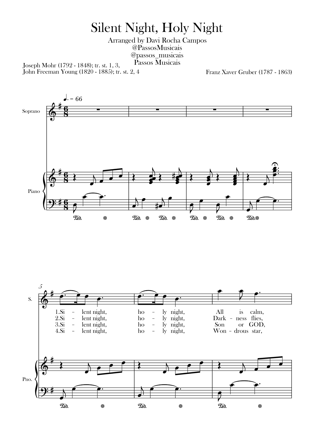 Silent Night, Holy Night (arr. Davi Rocha Campos)