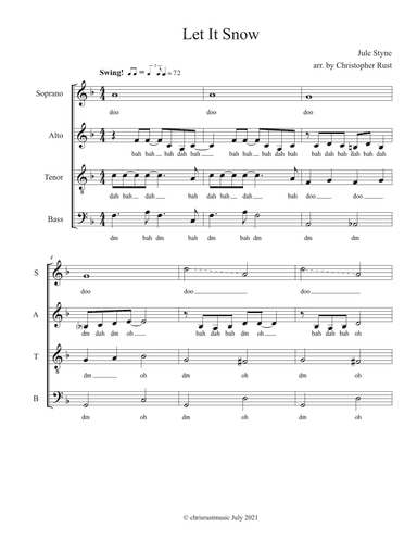 Let It Snow! Let It Snow! Let It Snow! (arr. Christopher Rust)