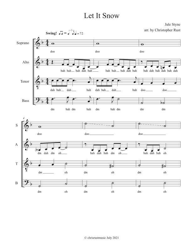 Let It Snow! Let It Snow! Let It Snow! (arr. Christopher Rust)
