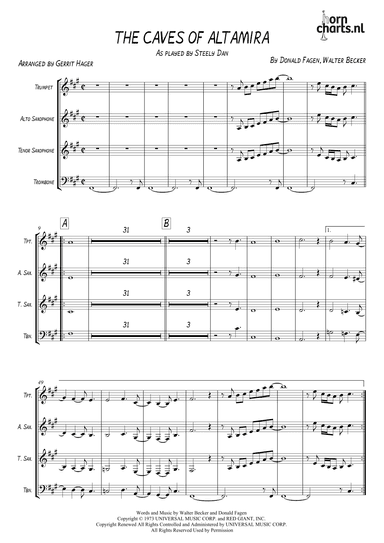 The Caves Of Altamira (arr. Gerrit Hager)