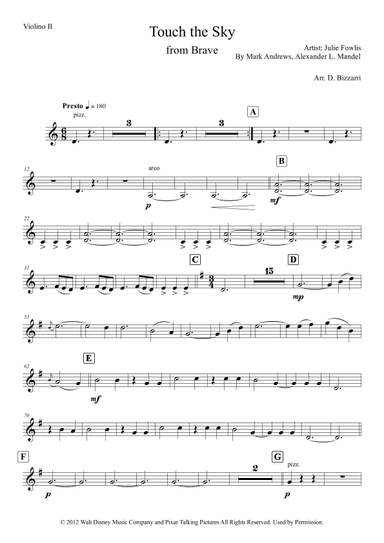 Touch The Sky (arr. Davide Bizzarri)