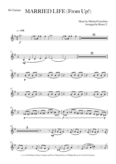 Married Life (arr. Bruna T.)