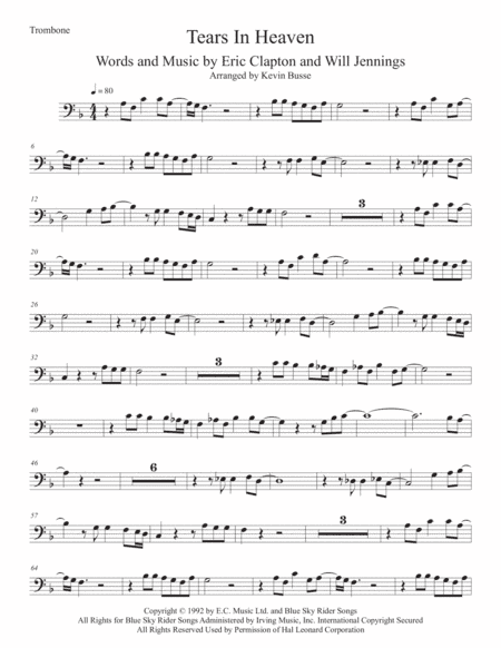 Tears In Heaven (arr. Kevin Busse)