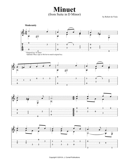 Suite in D Minor: "Minuet" (arr. Mark Phillips)