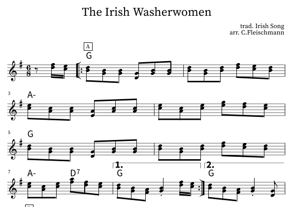 The Irish Washerwomen (arr. Christoph Fleischmann)
