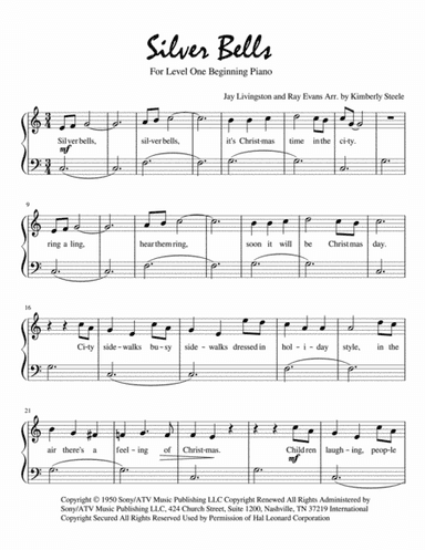 Silver Bells (arr. Kimberly Steele)