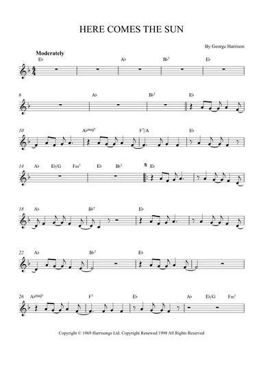 Here Comes The Sun (arr. Alex Nunes Rodrigues)