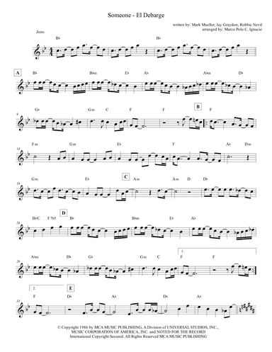 Someone (arr. Marco Polo C. Ignacio)