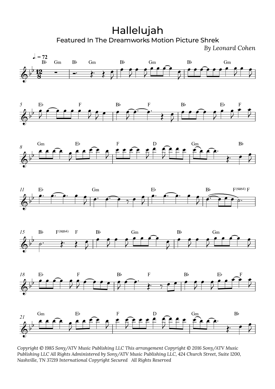 Hallelujah (arr. Alex Nunes Rodrigues)