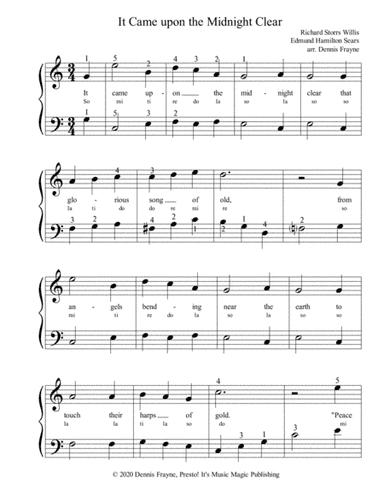It Came upon the Midnight Clear (It Came upon a Midnight Clear) (arr. Dennis Frayne)
