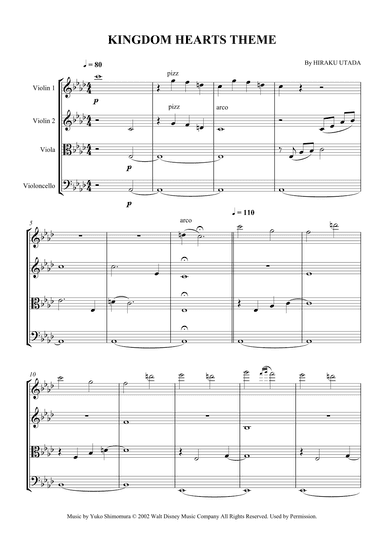 Kingdom Hearts Theme (arr. SCMusic)