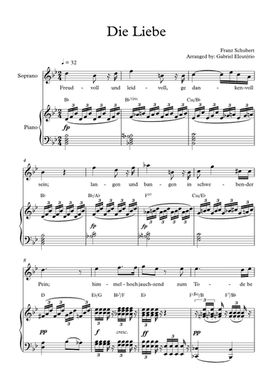 Die Liebe (arr. Gabriel Eleutério)