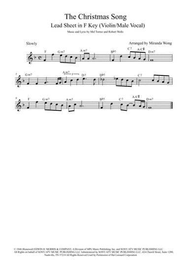 The Christmas Song (Chestnuts Roasting On An Open Fire) (arr. Miranda Wong)
