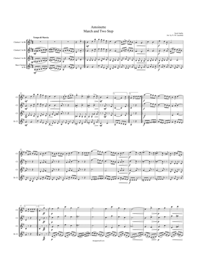 Antoinette (arr. Nick Lacanski)