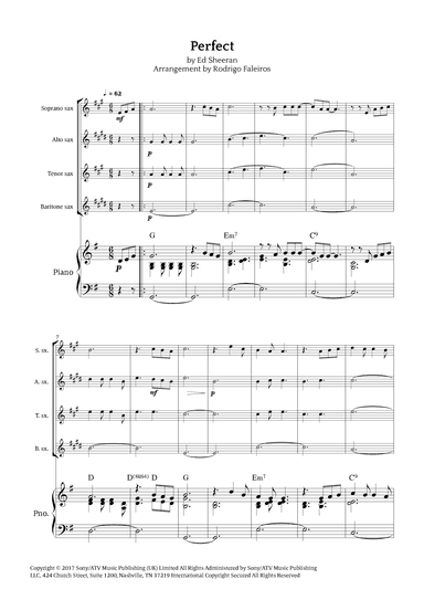 Perfect (arr. Rodrigo Faleiros)