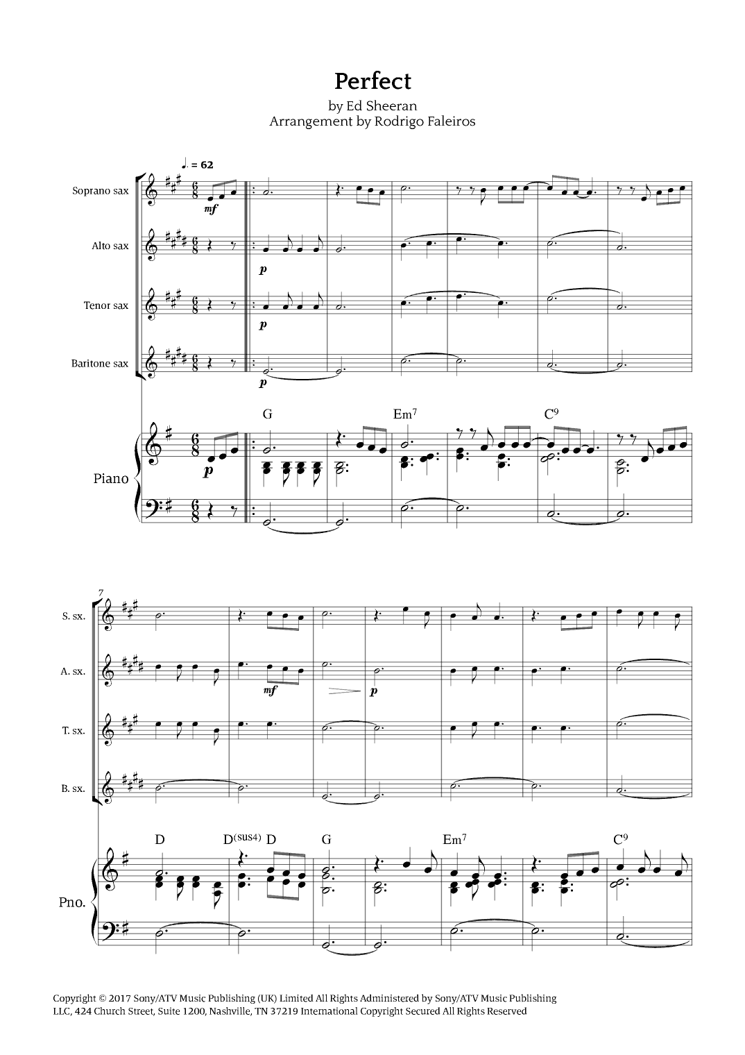 Perfect (arr. Rodrigo Faleiros)