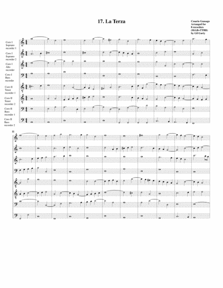 Sonata no.17 a8 (28 Sonate a quattro, sei et otto, con alcuni concerti (1608)) "La Terza" (arrangeme (arr. Gil Garty)