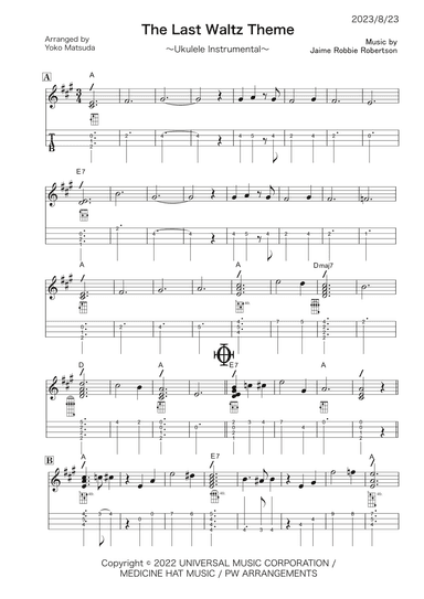 The Last Waltz Theme (arr. Yoko Matsuda)