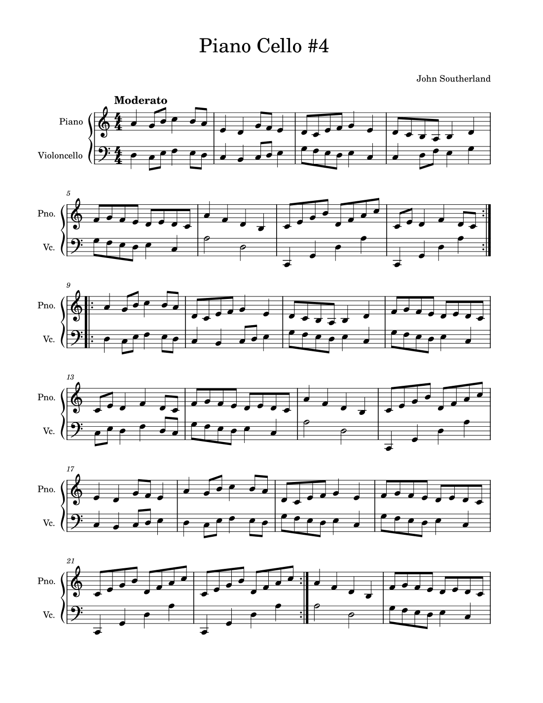 Piano Cello Musing #4