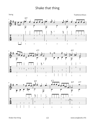 Shake that thing (arr. Bettina Schipp)