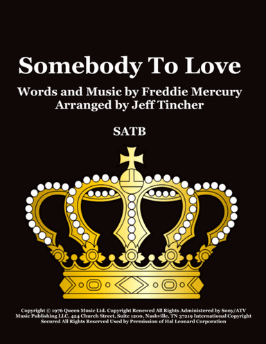 Somebody To Love (arr. Jeff Tincher)
