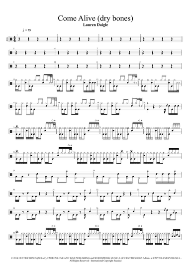Come Alive (dry Bones) (arr. Cyril Mayer)