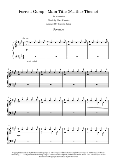 Forrest Gump - Main Title (feather Theme) (arr. Isabelle Ryder)