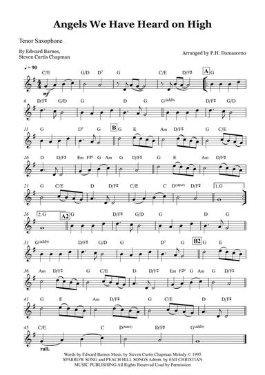 Angels We Have Heard On High (arr. P.H. Damasceno)