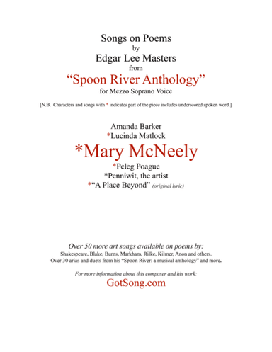 Mary McNeely from "Spoon River"