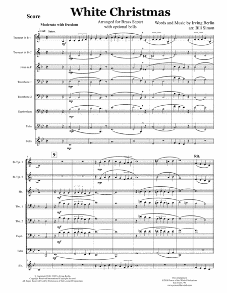 White Christmas (arr. Bill Simon)
