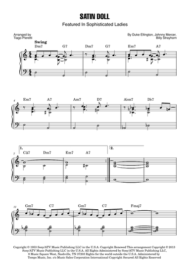 Satin Doll (arr. Tiago Pieretti)