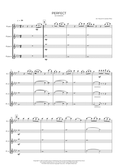 Perfect (arr. Paulo Galvão Filho)