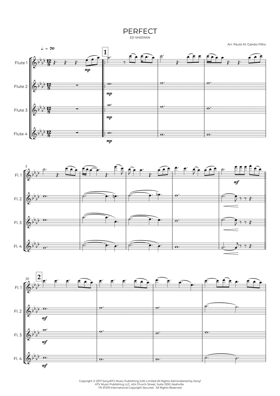 Perfect (arr. Paulo Galvão Filho)