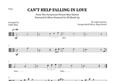 Can't Help Falling In Love (arr. Valdir Maia)
