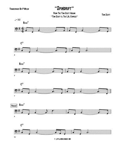 Spindrift (arr. P Welsh)