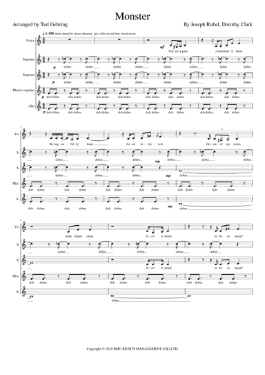 Monster (arr. Ted Gehring)