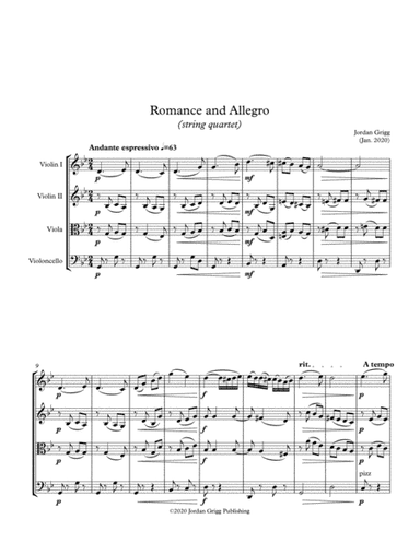 Romance and Allegro (string quartet)