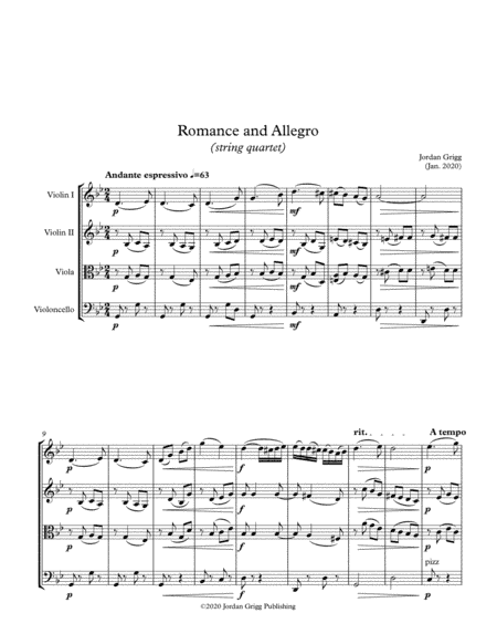 Romance and Allegro (string quartet)