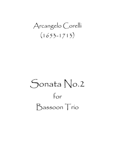 Sonata No.2 (arr. Spence Bundy)