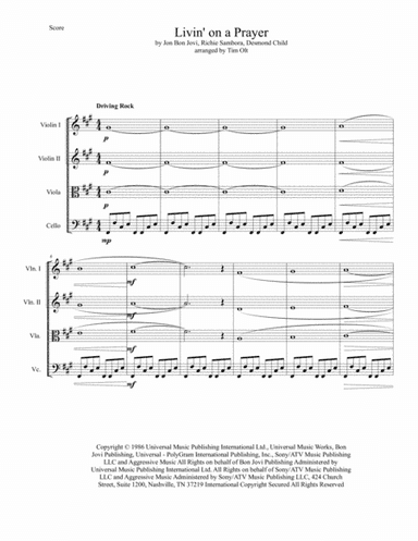 Livin' On A Prayer (arr. Tim Olt)