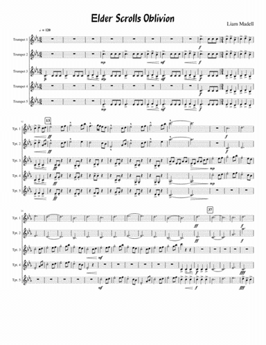 Elder Scrolls: Oblivion (arr. Liam Madell)