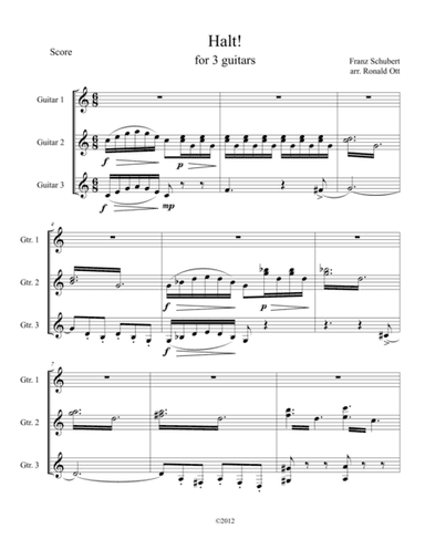 Halt! (arr. Ronald Ott)