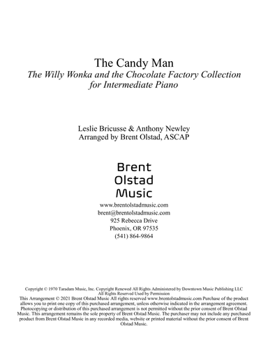 The Candy Man (arr. Brent Olstad, ASCAP)