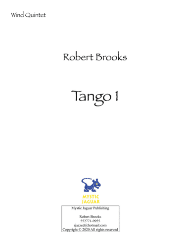 Tango 1 for Wind Quintet