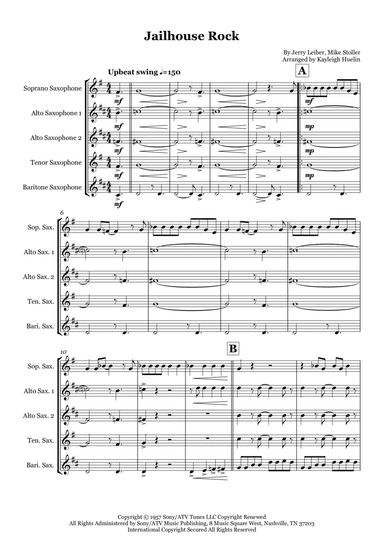 Jailhouse Rock (arr. Kayleigh Huelin)