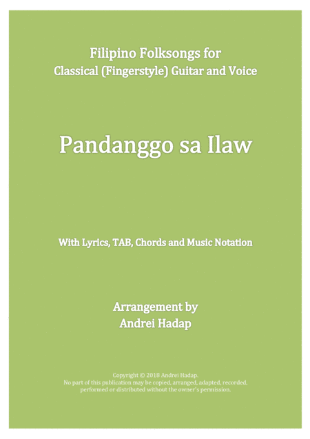 Pandanggo sa Ilaw (Fingerstyle Guitar with TAB) (arr. Andrei Hadap)
