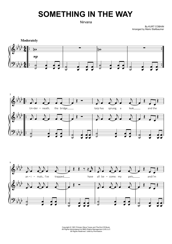 Something In The Way (arr. Mario Stallbaumer)