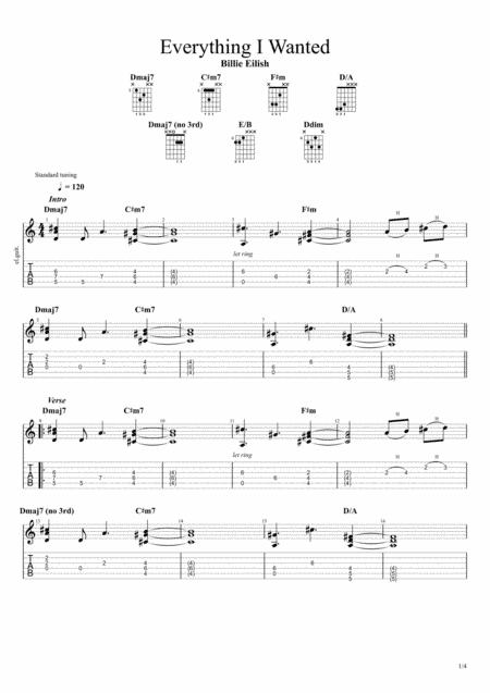 Everything I Wanted (arr. Angelo)